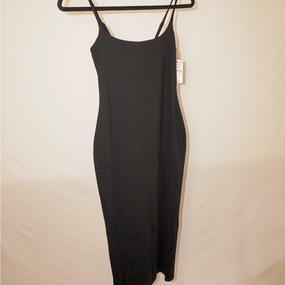 Nordstrom Black Spaghetti Strap Sheath Dress